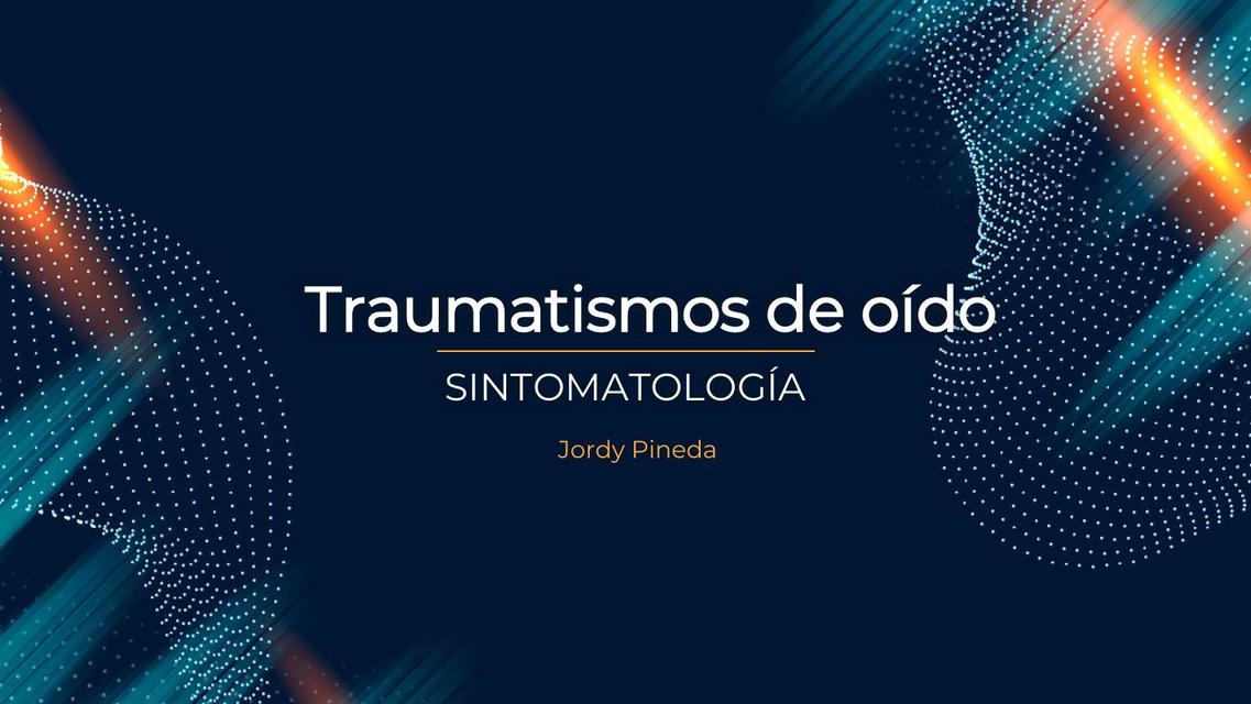 Trauma oido 