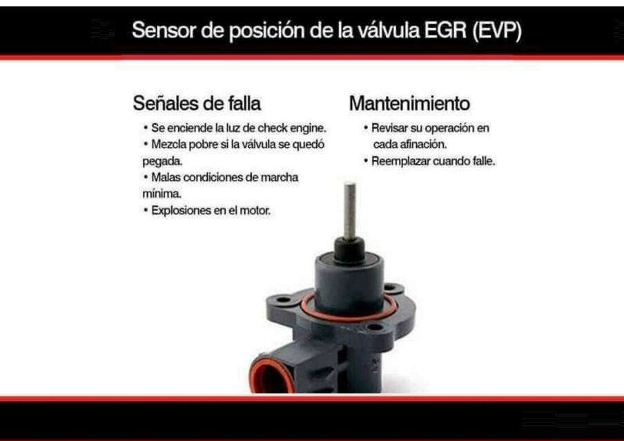 Sensor de posición de la válvula EGR