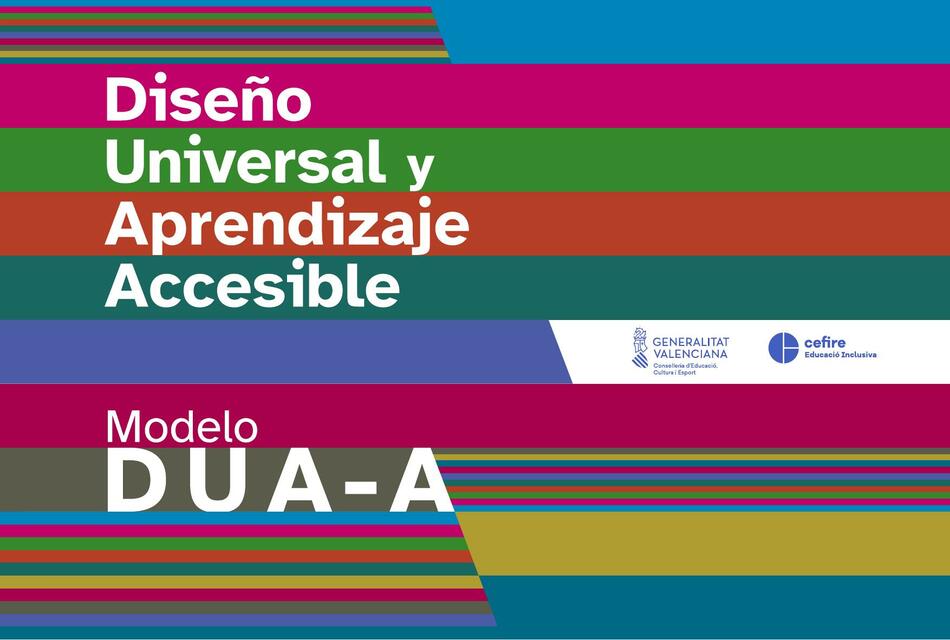 Diseño Universal y Aprendizaje Accesible Modelo DU