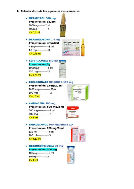 Medicamentos en Pediatría