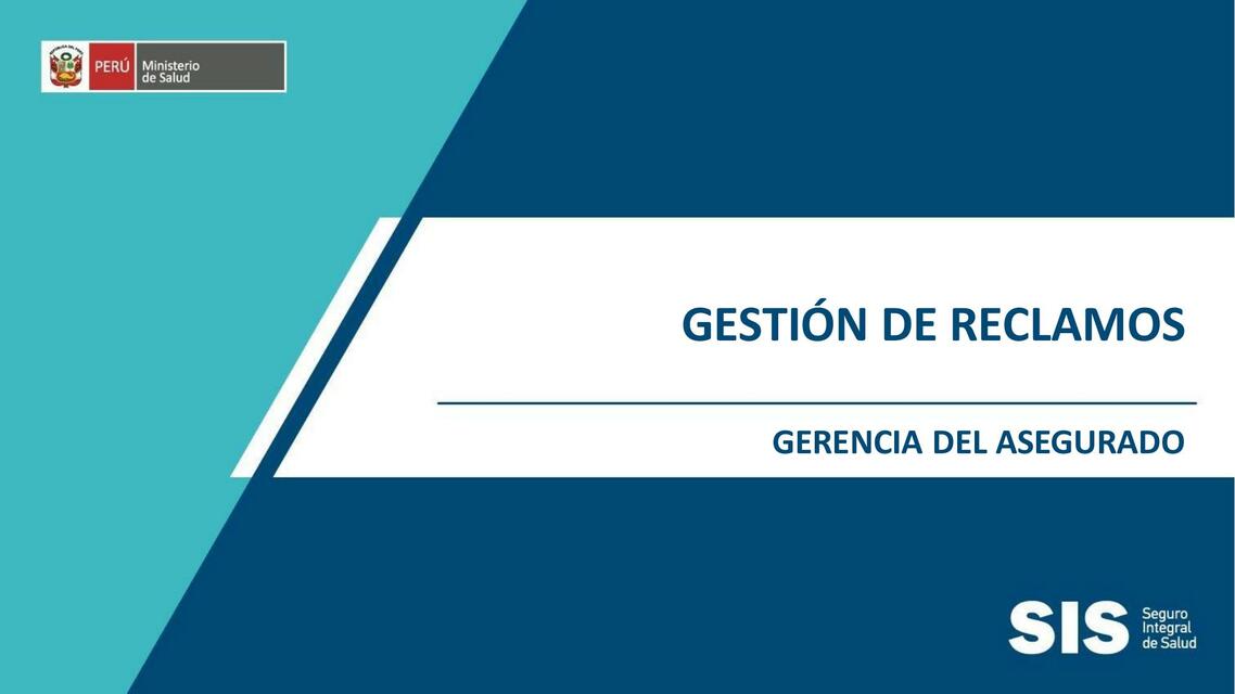 PPT GESTIÓN DE RECLAMOS