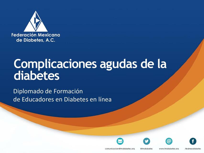 Complicaciones agudas de la diabetes