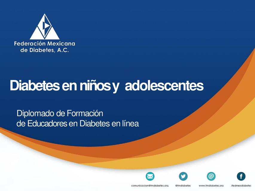 Diabetes en niños y adolescentes