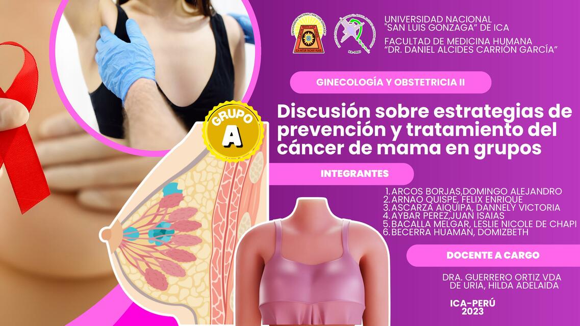 DiscusiÓn Sobre Estrategias De PrevenciÓn Y Tratamiento Del CÁncer De Mama En Gr Medical Notes 9380