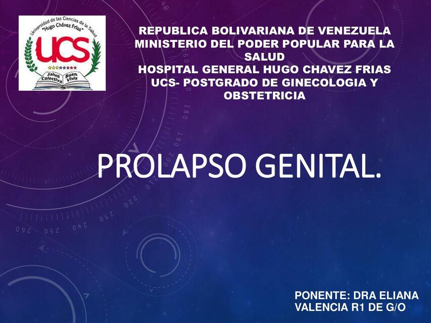 PROLAPSO GENITAL 123