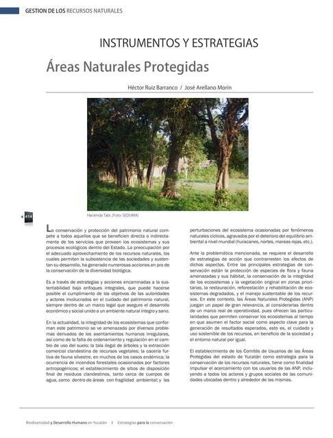 Áreas naturales protegidas