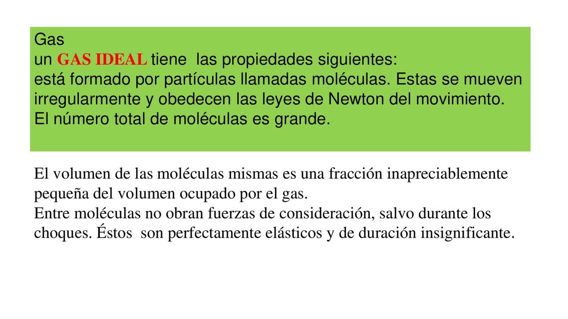 Ecuacion de los gases Termo Point