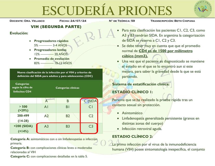 VIH SEGUNDA PARTE