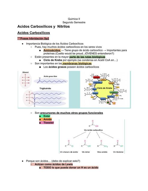 Acidos Carboxílicos y Nitrilos