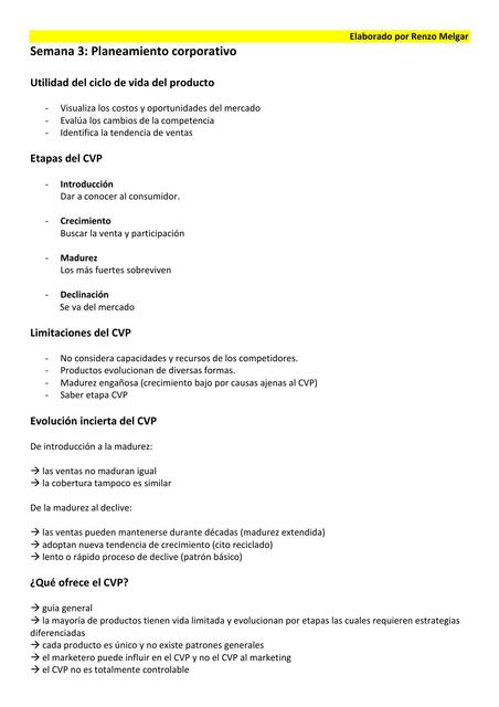 Estrategias - Planeamiento corporativo