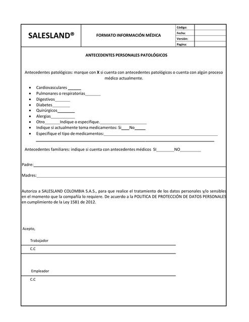 Formatos de Contratacion