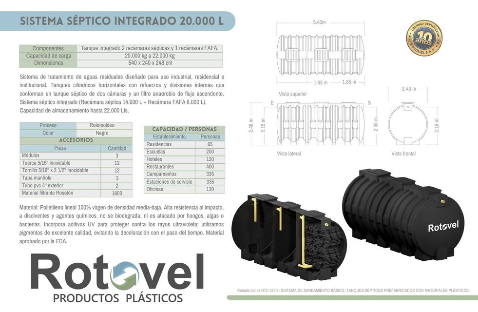 Sistema séptico integrado 