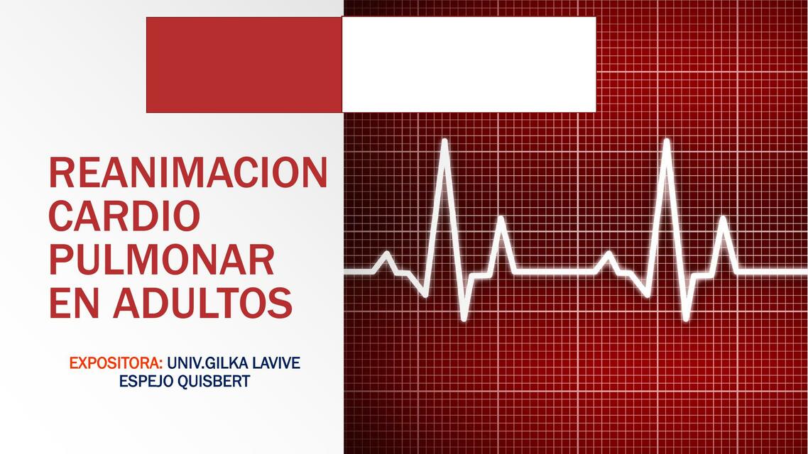 REANIMACION CARDIO PULMONAR EN ADULTOS VIVE