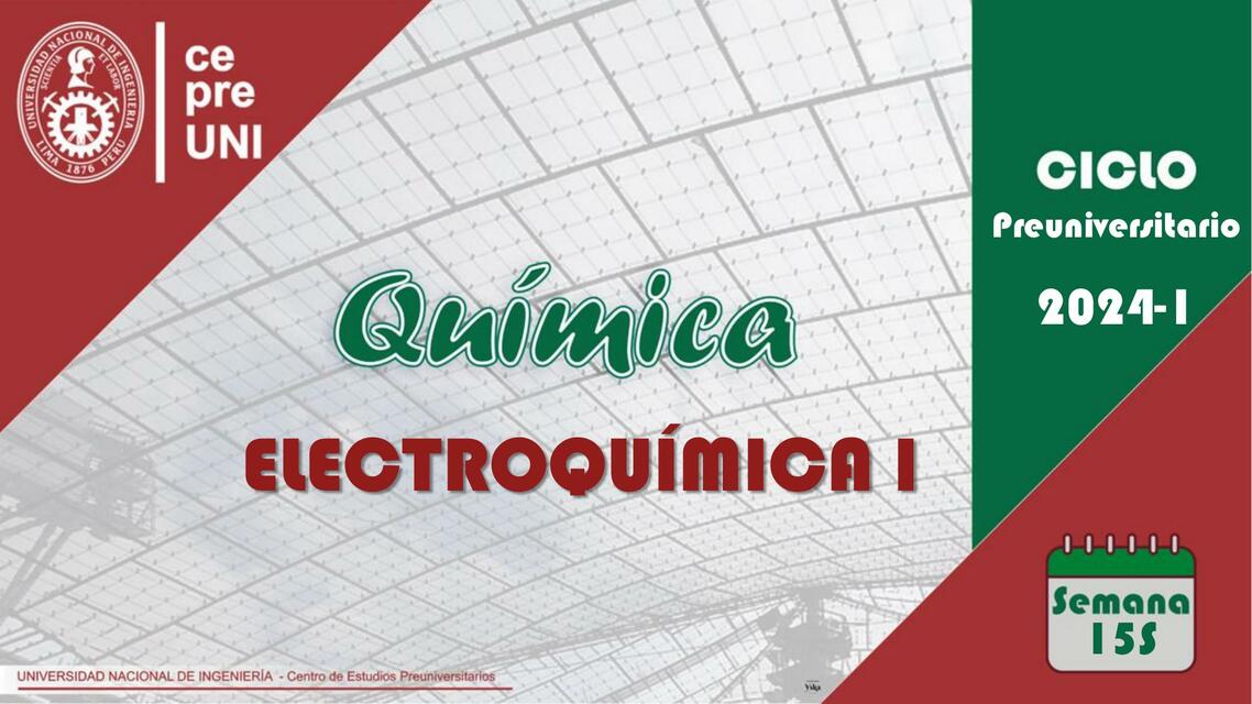 ELECTROQUIMICA I