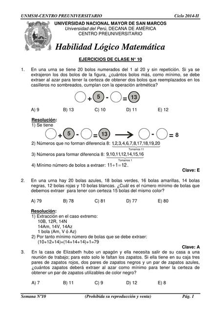 Solucionario Semana 10 II