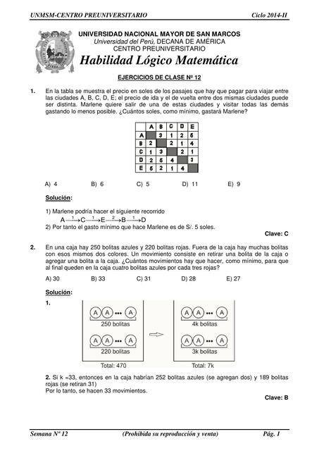 Solucionario Semana 12 II