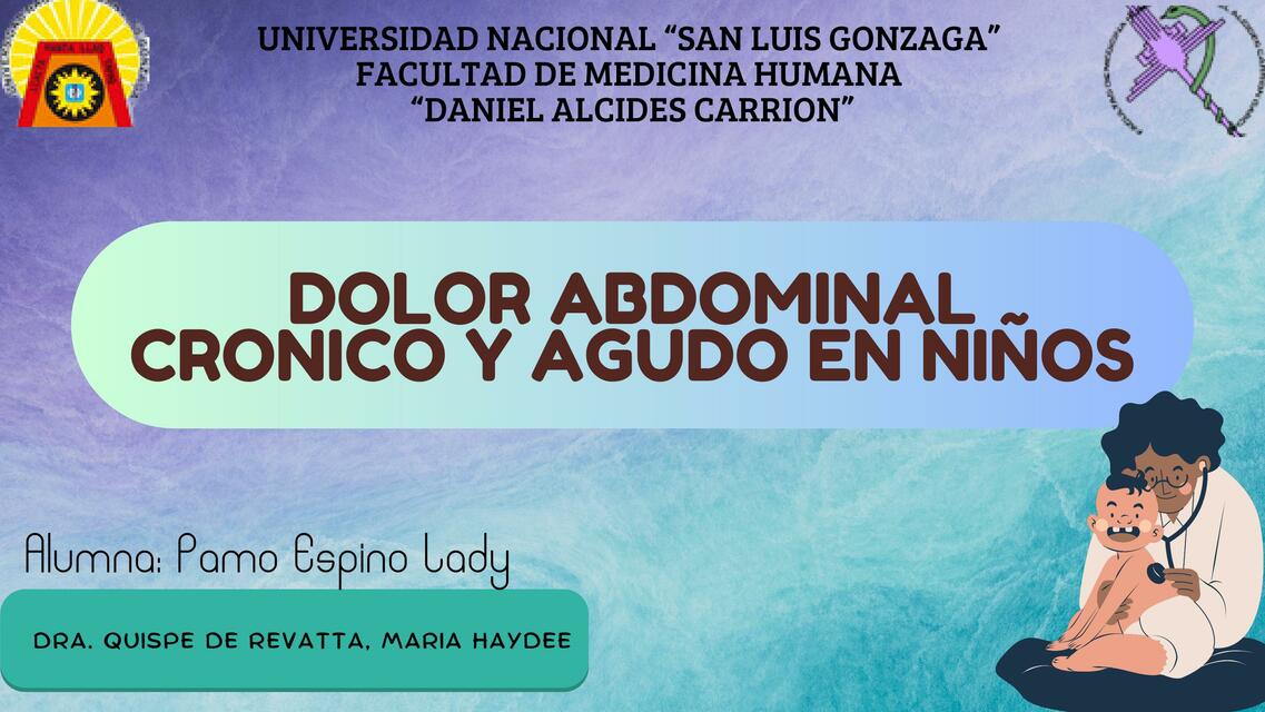 DOLOR ABDOMINAL CRONICO