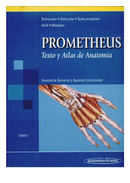 Texto y Atlas de Anatomía Tomo I General y Locomo