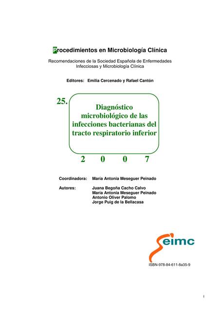 Procedimientos en Microbiologia Clinica