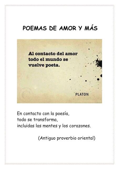 Poemas de amor y más v1