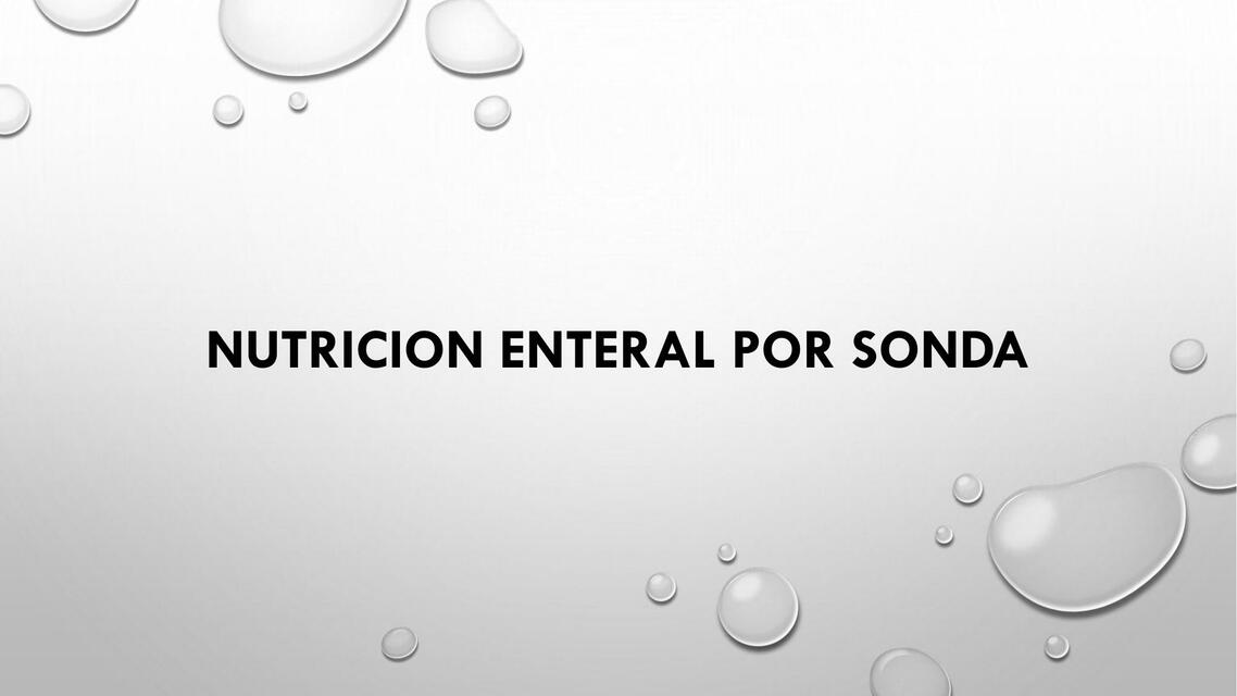 Cópia de NUTRICION ENTERAL POR SONDA