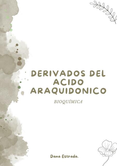 ACIDO ARAQUIDÓNICO