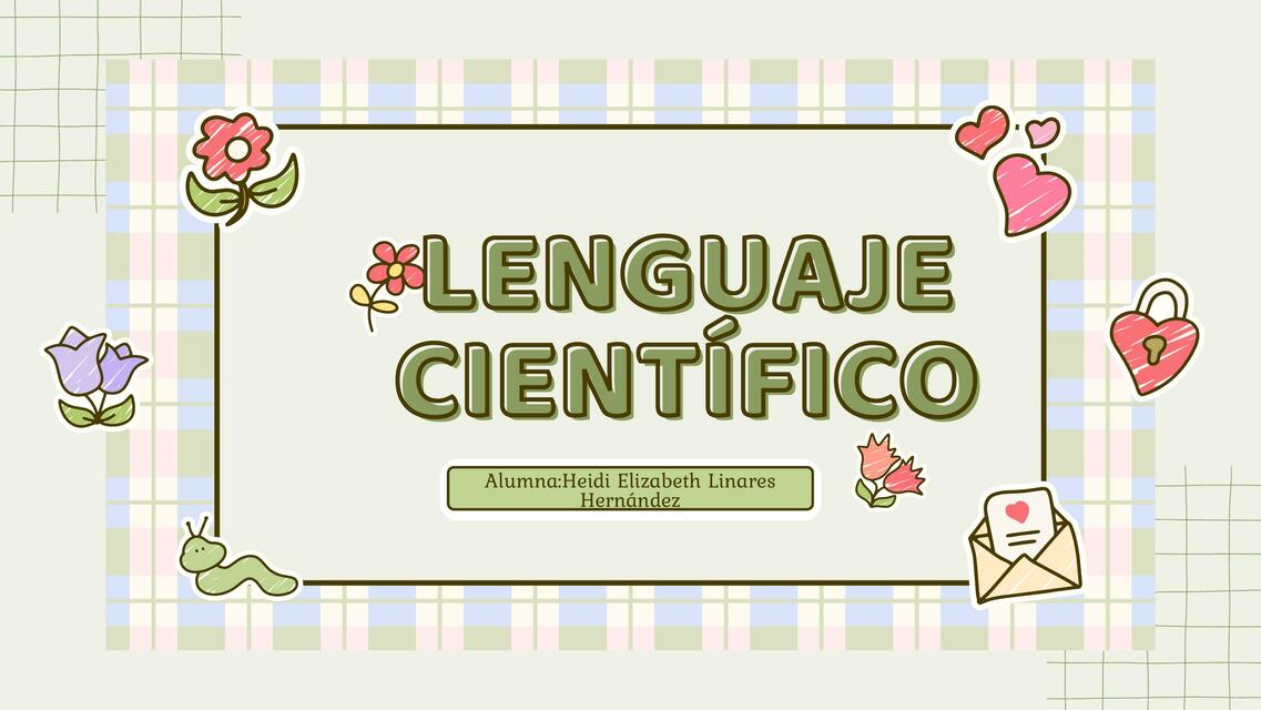 Lenguaje científico 