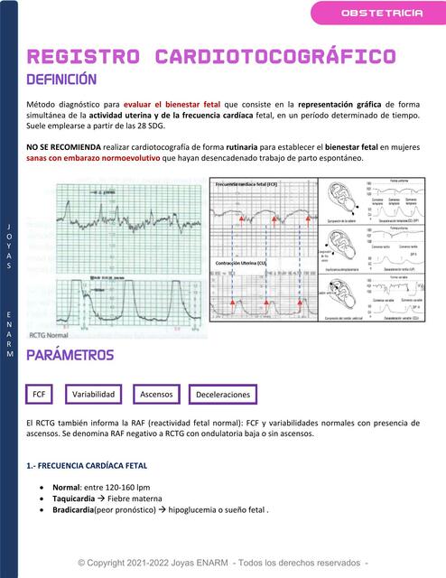 24 Registro Cardiotocográfico