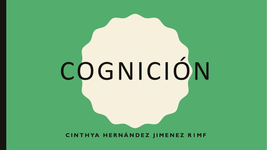 cognicion