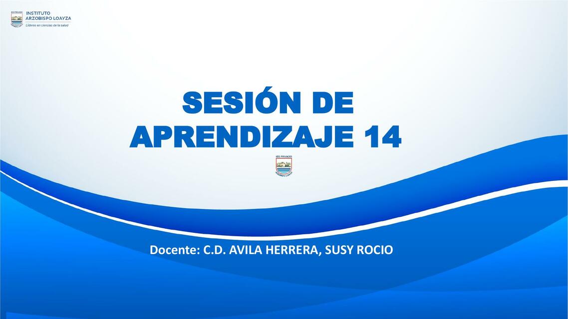 SESION 14 Estudio estructural y funcional I