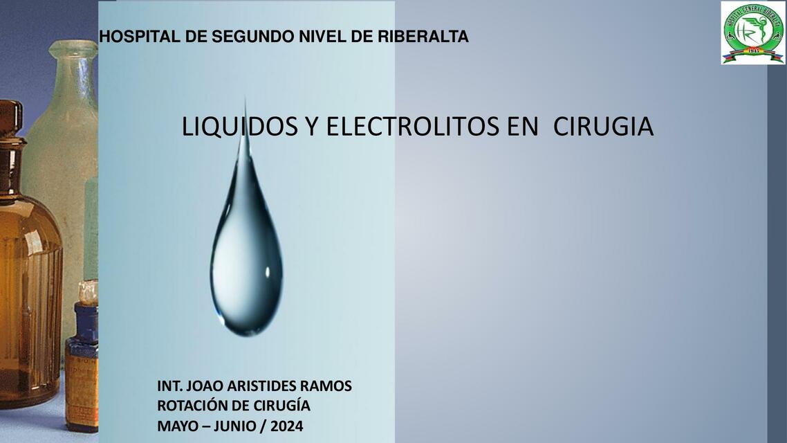 Liquidos y Electrolitos