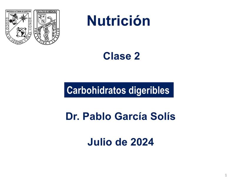 CARBOHIDRATOS CLASE 2