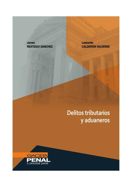 DELITOS TRIBUTARIOS Y ADUANEROS