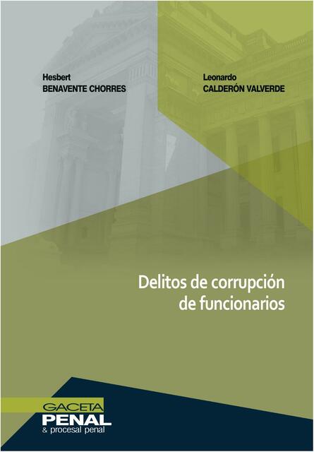 DELITOS DE CORRUPCION DE FUNCIONARIOS