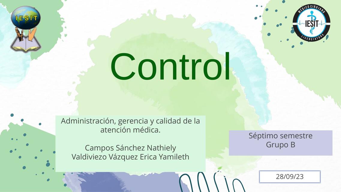 Sistemas de control administración