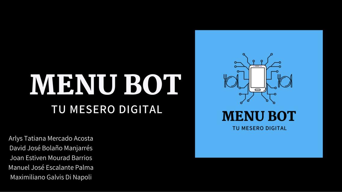 PROYECTO MENU BOT