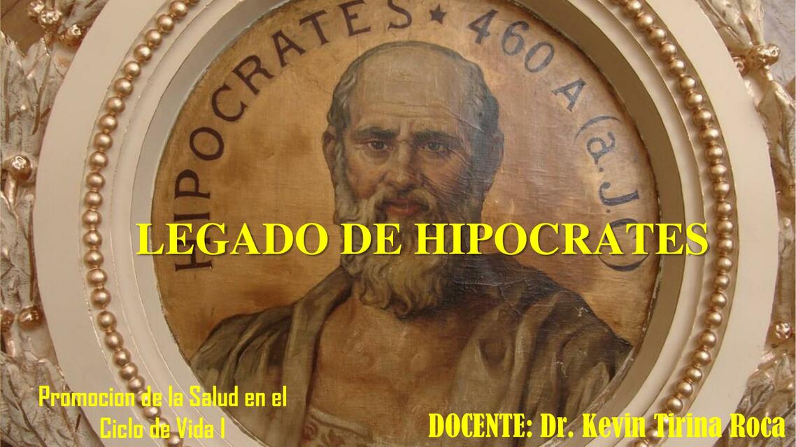 Legado de hipocrátes 