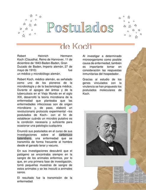 Postulados de Koch